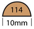 applied moulding 114 cross section